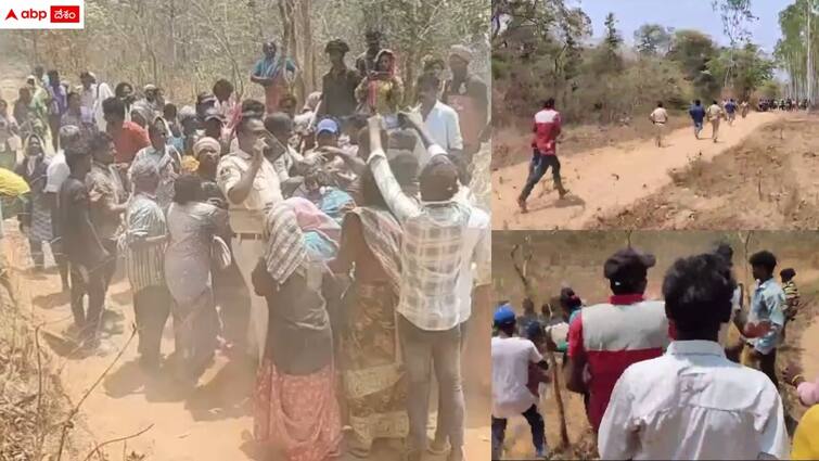 tribals attacked police in khammam district on podu land group war Khammam News: పోడు భూముల వివాదం - పోలీసులపై గిరిజనుల దాడి, ఖమ్మం జిల్లాలో తీవ్ర ఉద్రిక్తత