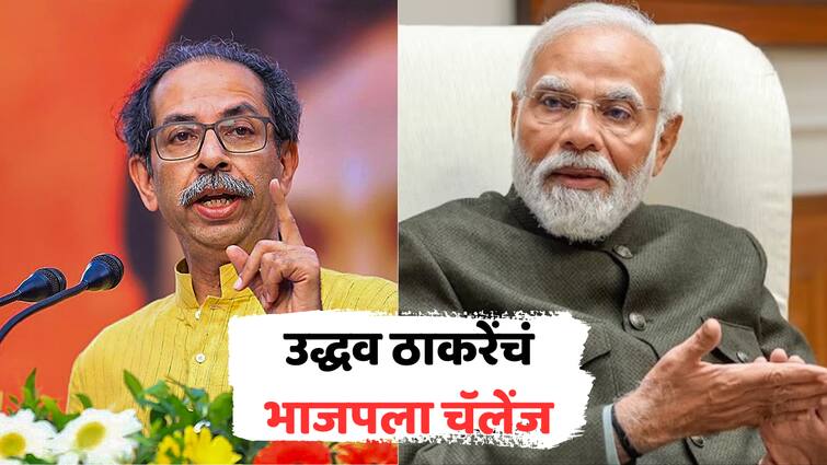 Uddhav Thackeray open challenge to BJP modi Government if you dare to do this delhi Ramlila Maidan Lok Sabha Election 2024 politics marathi news उद्धव ठाकरेंचं भाजपला खुलं आव्हान, हिंमत असेल तर... : रामलीला मैदानात मोठी घोषणा