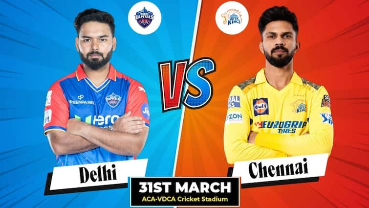 Delhi Capitals have won the toss and opted to bat CSK vs DC IPL 2024 Marathi news पृथ्वी शॉ IN, कुलदीप यादव OUT, पंतने नाणेफेक जिंकली, पाहा दोन्ही संघाची प्लेईंग 11