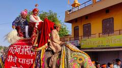 In Pics: कोटा के सांगोद में न्हाण लोकोत्सव में दिखी लोक संस्कृति की झलक, हाथी पर निकले एक दिन के बादशाह