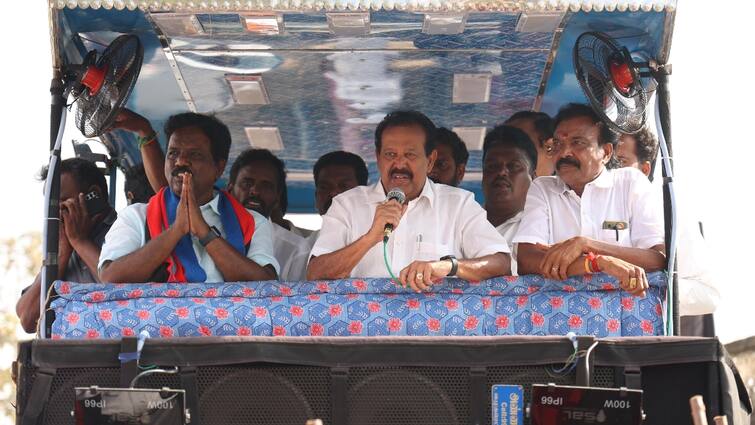 Modi wants to divide people into castes and religions Minister Ponmudi Minister Ponmudi: