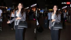 पैंट-सूट पहन एयरपोर्ट पर शानदार अंदाज में स्पॉट हुईं Tamannaah Bhatia, नो मेकअप लुक में भी बेहद खूबसूरत लगीं एक्ट्रेस
