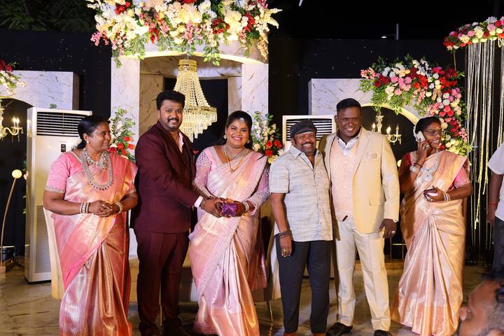 மணமக்களை வாழ்த்திய பழம்பெரும் நடிகர் செந்தில்..