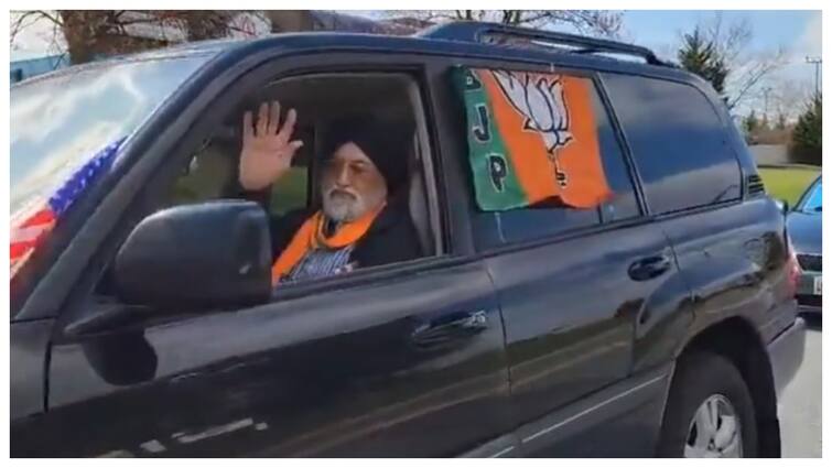 Overseas Friends Of BJP Holds A Car Rally In US To Show Support For PM Modi Ahead Of LS Polls Overseas Friends Of BJP Holds A Car Rally In US To Show Support For PM Modi Ahead Of LS Polls