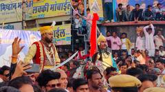 In Pics: कोटा के सांगोद में न्हाण लोकोत्सव में दिखी लोक संस्कृति की झलक, हाथी पर निकले एक दिन के बादशाह