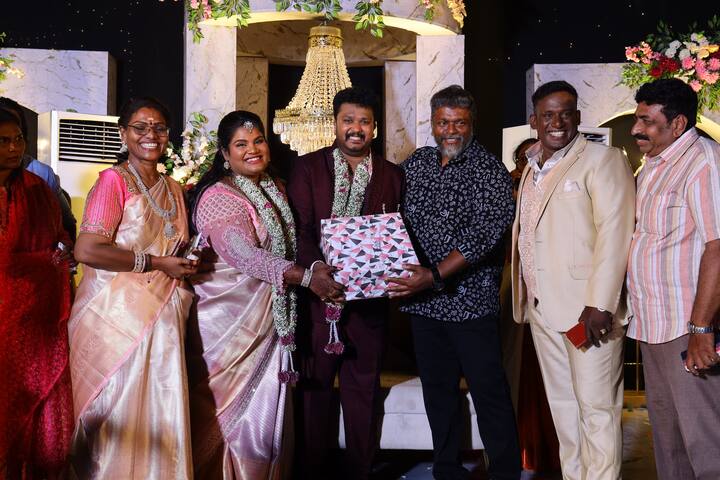 மணமக்களுக்கு நெஞ்சார்ந்த வாழ்த்துகளை தெரிவித்த நடிகர், இயக்குநர் பார்த்திபன்..