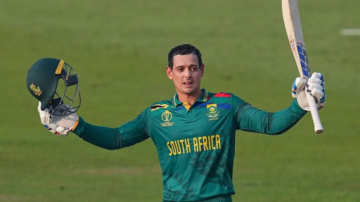 4) Quinton de Kock - 270 dismissals: The dynamic South African wicketkeeper-batsman, celebrated for his acrobatic keeping skills and explosive batting prowess, Quinton de Kock, secures the fourth spot in the rankings with 270 dismissals, comprising 221 catches and 49 stumpings, firmly establishing himself as one of the premier wicket-keepers in T20 cricket. (Image Source: PTI)