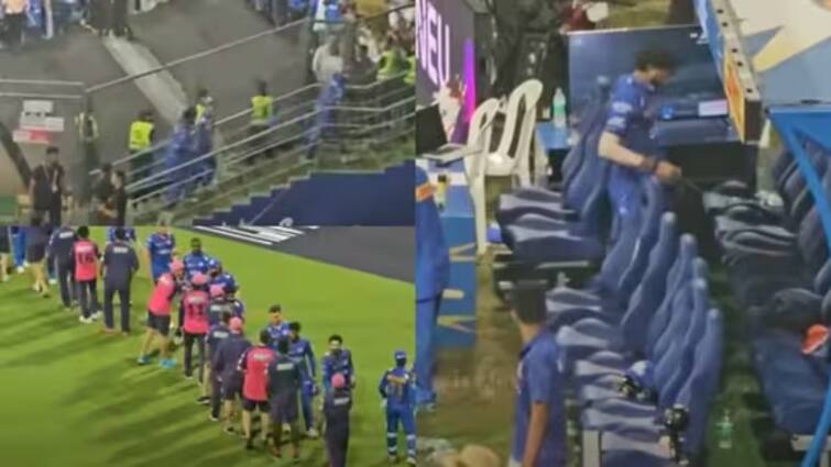 Hardik Pandya sits alone in dugout as rest of the MI players walk out of Wankhede IPL 2024 latest sports news IPL 2024: मुंबई इंडियंस में अलग-थलग पड़े हार्दिक पांड्या! बाकी खिलाड़ियों ने छोड़ा कप्तान का साथ?