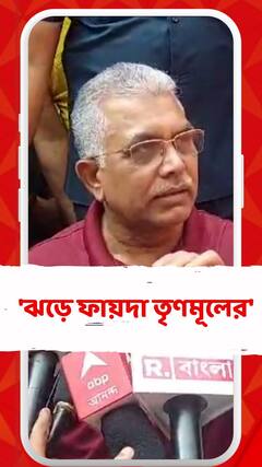 ঝড়ে ফায়দা তৃণমূলের, ফের বিতর্কিত মন্তব্য দিলীপের