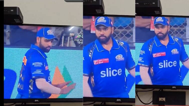 Rohit Sharma urges Wankhede crowd to stop booing Hardik Pandya in match against rajasthan royals Watch Video: ஹர்திக் பாண்ட்யாவிற்காக குரல் கொடுத்த ரோஹித் சர்மா - ரசிகர்களை கட்டுப்படுத்தும் காட்சிகள்..!