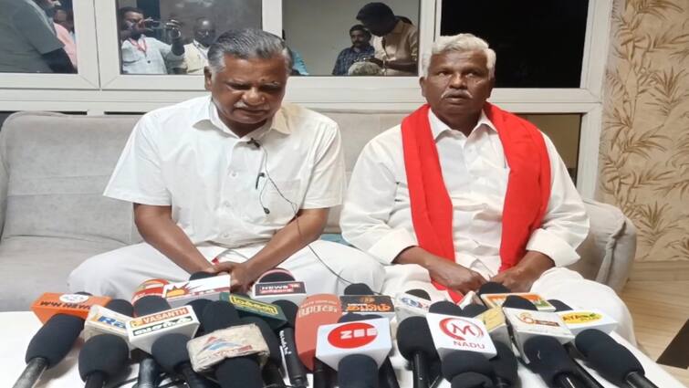 Lok Sabha Election 2024 Mutharasan says All the raiders in Tamil Nadu are taking refuge in the BJP - TNN தமிழகத்தில் இருக்கும் அத்தனை  ரவுடிகளும் பாஜவில் அடைக்கலமாக இருக்கின்றனர் - முத்தரசன்