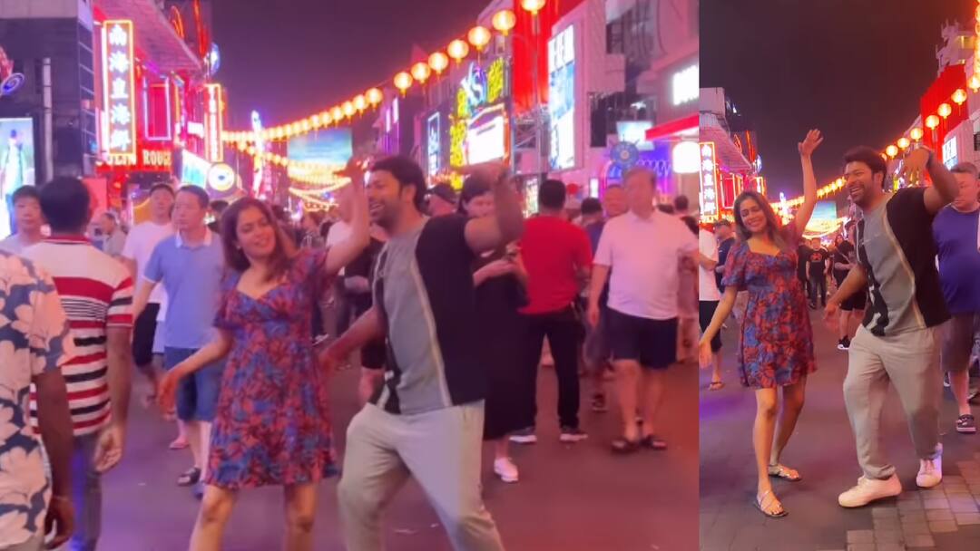 Watch Video: நடுரோட்டில் மனைவியுடன் குத்தாட்டம் போட்ட சாந்தனு..வைரலாகும் வீடியோ!