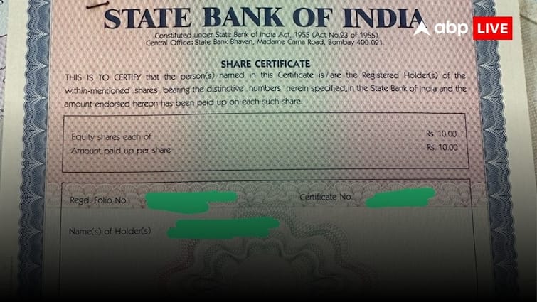 Man found SBI Shares Worth 500 rupees Bought in 1994 what is the current value 30 साल पहले SBI के 500 रुपये के शेयर खरीदकर भूले दादाजी, पोते को मिली लाखों की सौगात