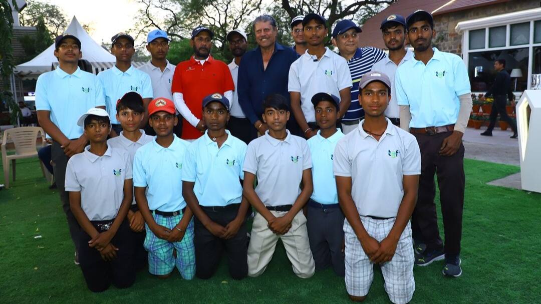 TGF The Golf Foundation Kapil Dev Raise Fund For Underprivileged Indian Open 2024 Kapil Dev, TGF Help Raise Rs 2.6 Cr Fund To Nurture Golf Amongst Underprivileged