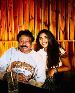 Supritha with RGV : రామ్​ గోపాల్ వర్మతో ఫోటోలు దిగిన సుప్రీత.. సినిమా కోసమేనా? వైరల్ అవుతున్న ఫోటోలు