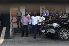 Ajay Devgn Spotted With Son Yug On His 55th Birthday, Greets Fans - See Pics