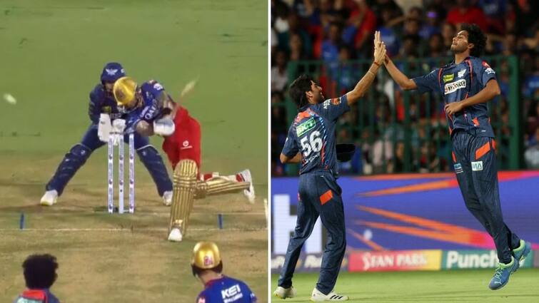 Lucknow bowler Manimaran Siddharth made his debut against RCB and took the wicket of Virat Kohli in the first match. RCB vs LSG: Video:आयपीएलमध्ये पदापर्ण केलं अन् विराट कोहलीला जाळ्यात अडकवलं; मणिमारन सिद्धार्थ कोण?