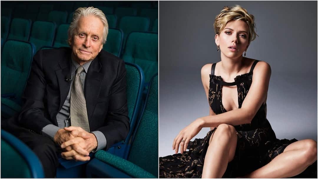 Avengers Co-stars Michael Douglas And Scarlett Johansson Are Related, Former Reacts After Finding Out Avengers Stars Michael Douglas Scarlett Johansson Related Cousin Avengers Co-stars Michael Douglas And Scarlett Johansson Are Related, Former Reacts After Finding Out