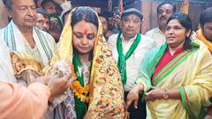 BJP के गढ़ में कैसे फतह करेंगी रोहिणी आचार्य? उस मंदिर में पहुंचीं जहां पूरी होती है मनोकामना