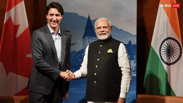 Justin Trudeau Narendra Modi at G7 Summit India-Canada Relations India-Canada Diplomatic Row Hardeep Singh Nijjar 'There's Commitment To Work Together': Trudeau On Chat With Modi At G7 Summit Amid Strained India-Canada Relations