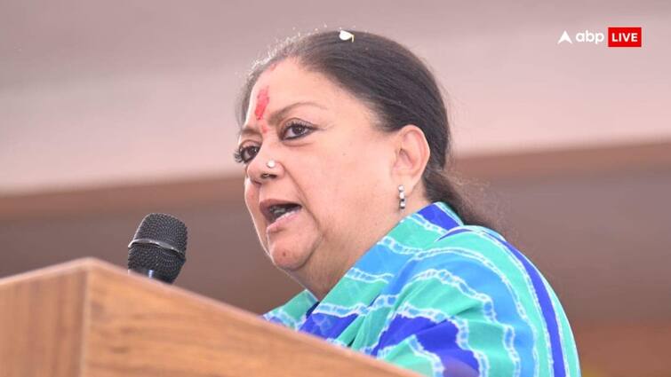 vasundhara raje campaigns for her son dushyant singh in baran jhalawar lok sabha election Lok Sabha Elections: बेटे दुष्यंत सिंह के चुनाव का जिक्र कर वसुंधरा राजे बोलीं- 'मुझे बड़ी चिंता थी कि...'