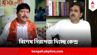 Centre extends Y category security to Abhijit Gangopadhyay x category security To  Arjun Singh Loksabha Election 2024 Loksabha Election 2024 : বাড়ছে অভিজিৎ, অর্জুনের নিরাপত্তার বহর ,  Y ও Z ক্যাটেগরির সুরক্ষা দিচ্ছে কেন্দ্র