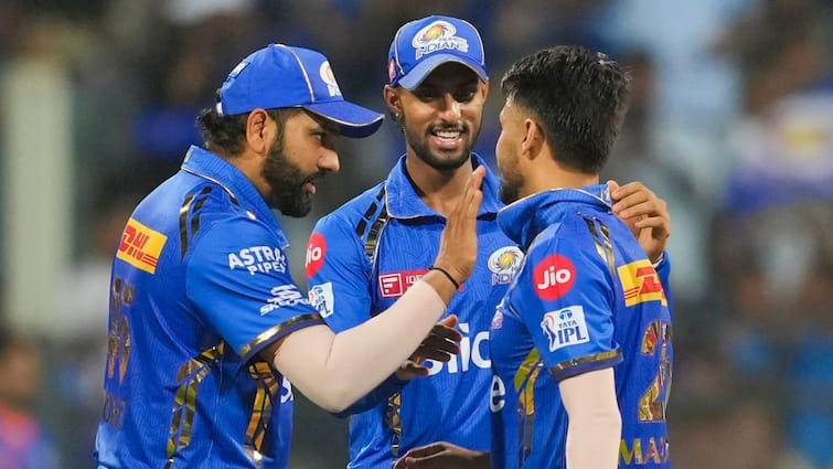 MI Players Reach Jamnagar Mid-Season Break Horror Start To IPL 2024 Indian Premier League MI Players Reach Jamnagar For Mid-Season Break After Horror Start To IPL 2024- WATCH