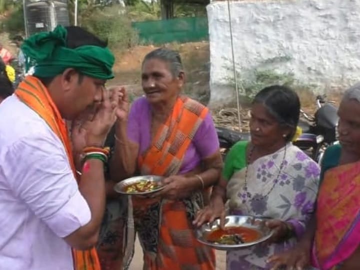 பிரதமர் மோடி செய்த திட்டங்களை பட்டியலிட்ட வேட்பாளர்; புகைப்பட ஆதாரங்களை காட்டி வாக்கு சேகரிப்பு