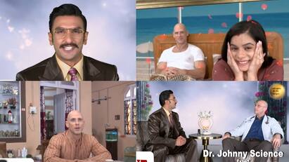 ranveer singh and johnny sins  advertisement for bold care goes viral Ranveer Singh : ஆபாச பட நடிகர் ஜானி சின்ஸுடன் சேர்ந்து அட்டகாசம் செய்யும் ரன்வீர் சிங்... வைரலாகும் விளம்பரம்