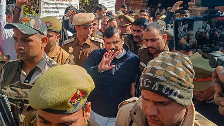 AAP Chief Sanjay Singh Walks Out Of Tihar After 182 Days To Heat Welcome From Supporters