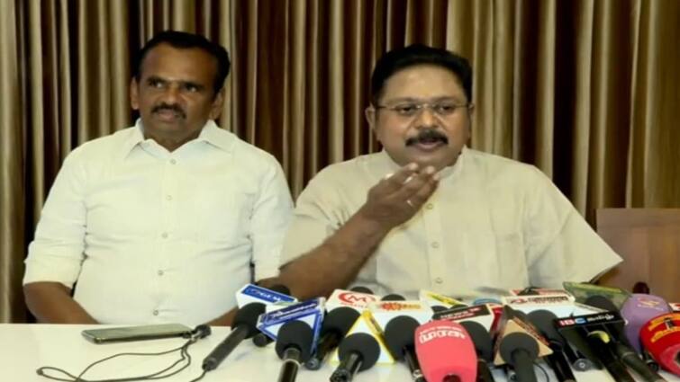 Lok Sabha Electon 2024 TTV Dhinakaran says NDA and India will fight today - TNN TTV Dinakaran: மோடி தலைமையிலான கூட்டணிக்கும், இந்தியா கூட்டணிக்கும் தான் இன்று போட்டி - டிடிவி தினகரன்