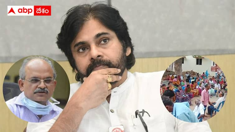 Pawan Kalyan lashed out at the government on  pension Issues Pawan Kalyan :  పెన్షన్ల పంపిణీపై ప్రభుత్వాన్ని కడిగేసిన పవన్ - సినిమా టిక్కెట్ల నాటి జీవో చూపించి ..