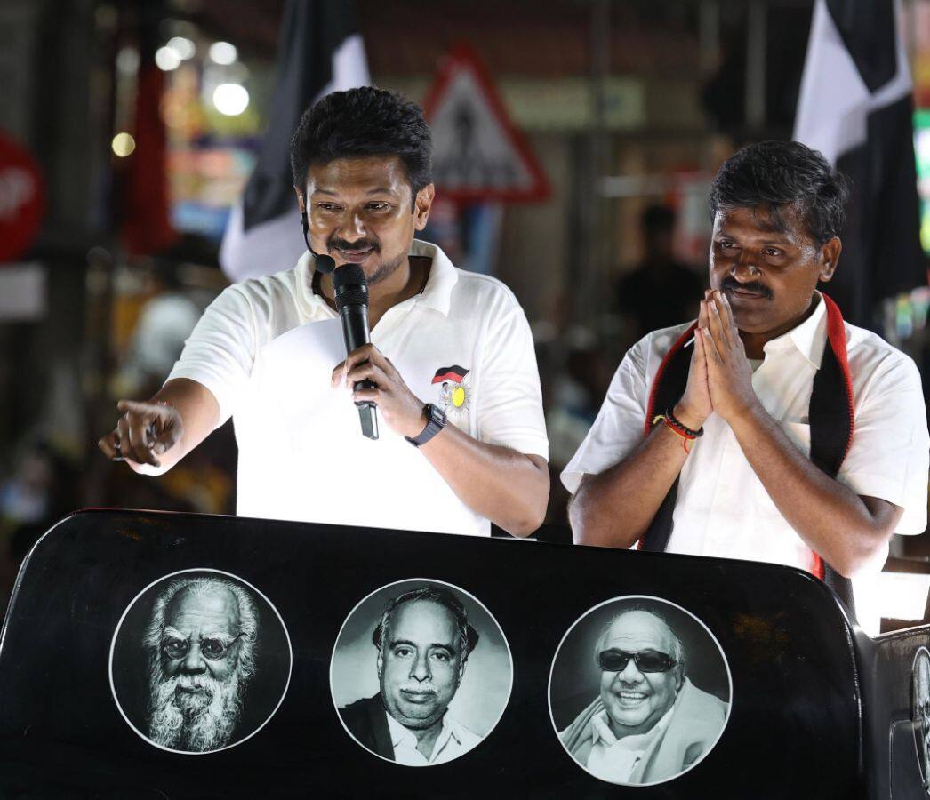 Lok Sabha Election 2024 : Arun Nehru will definitely become a Union Minister if he wins - Udayanidhi Stalin's speech Lok Sabha Election 2024: மோடி சுடும் வடையை கூட மக்களுக்கு தராமல் அவரே சாப்பிட்டு விடுவார் -  உதயநிதி ஸ்டாலின்