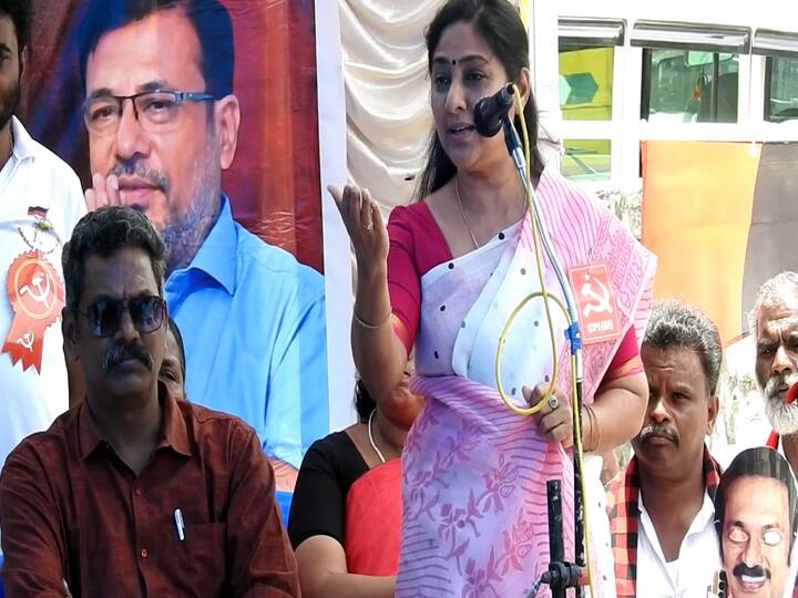 Lok Sabha Election 2024: பழனியில்  தெலுங்கில் பேசி வாக்கு சேகரித்த பிரபல நடிகை