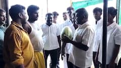 தர்பூசணி பழத்தை தூக்கிக்கொண்டு வாக்கு சேகரிப்பு - தேனியில் வாக்காளர்களை கவரும் சுயேட்சை வேட்பாளர்