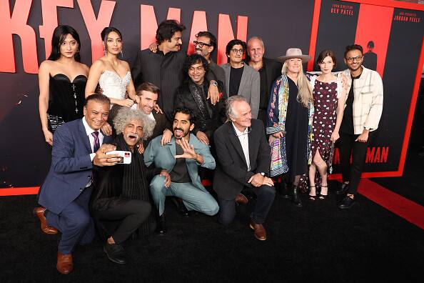 Actors Vipin Sharma, Makarand Deshpande, and Dev Patel also graced the red carpet at the premiere.