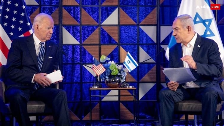 Joe Biden angry call Benjamin Netanyahu regarding situation Gaza amid Israel Israel Hamas war इजरायल पर अमेरिका सख्त, बाइडेन ने फोन पर नेतन्याहू को 'धमकाया'