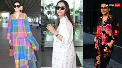 Celebs Spotted: देसी गर्ल बन एयरपोर्ट पहुंचीं मलाइका अरोड़ा, तो स्कर्ट के साथ मल्टीकलर ब्लेजर में सोनम ने ढाया कहर, देखिए बाकी सेलेब्स का लुक