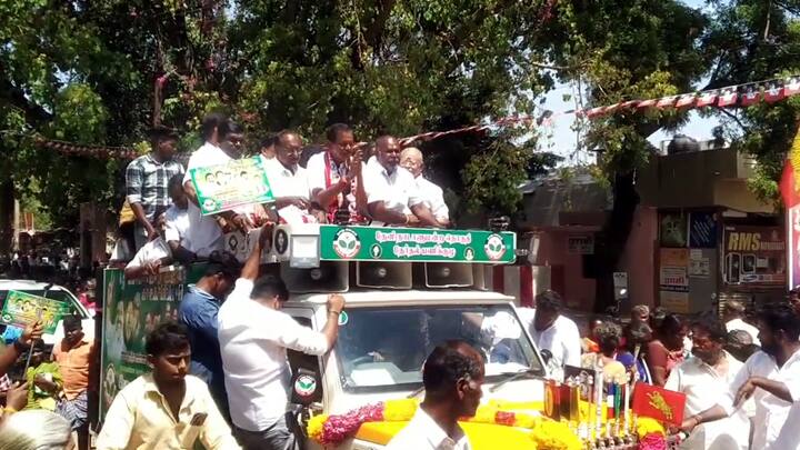 Lok Sabha Election 2024 Theni Ex-minister RB Udayakumar campaign in support of AIADMK candidate - TNN தேனியில் அதிமுக வேட்பாளருக்கு ஆதரவாக ஆர்பி.உதயகுமாரின் அனல் பறக்கும் பரப்புரை