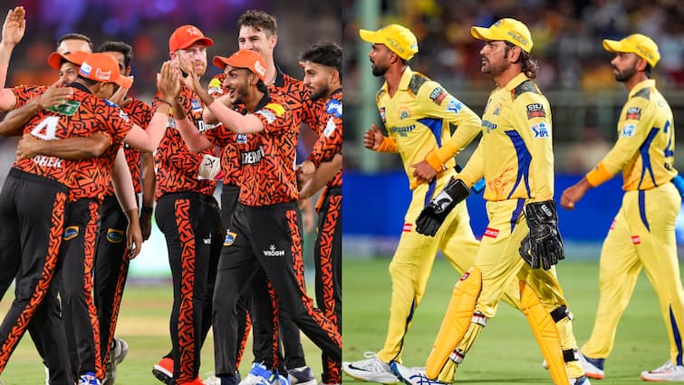 CSK vs SRH IPL 2024 match 18th playing XI pitch report and prediction Sunrisers Hyderabad vs Chennai Super Kings CSK vs SRH: ऐसी हो सकती है चेन्नई और हैदराबाद की प्लेइंग इलेवन, जानें पिच रिपोर्ट और मैच प्रीडिक्शन