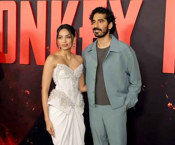 Sobhita Dhulipala showed up in a white corset dress at the Los Angeles premiere of the film.