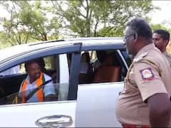 சோதனையில் ஈடுபட்ட தேர்தல் அதிகாரிகள்.. பகிரங்கமாக மிரட்டிய பாஜக வேட்பாளர் ஏ.பி. முருகானந்தம்