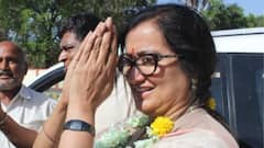 'Congress Never Approached Me In...': Lok Sabha Independent MP Sumalatha Ambareesh Joins BJP In Bengaluru