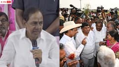 'ఇది కాంగ్రెస్ తెచ్చిన కరువే?' - రైతులు, చేనేతల్ని ప్రభుత్వం ఆదుకోకుంటే వెంట పడతామని గులాబీ బాస్ వార్నింగ్