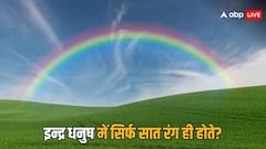 ​क्या इन्द्र धनुष में केवल 7 ही रंग होते हैं?
