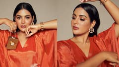 Samyuktha Menon Photos : ஆரஞ்சு மிட்டாய் போல் இருக்கும் வாத்தி நடிகை சம்யுக்தா!