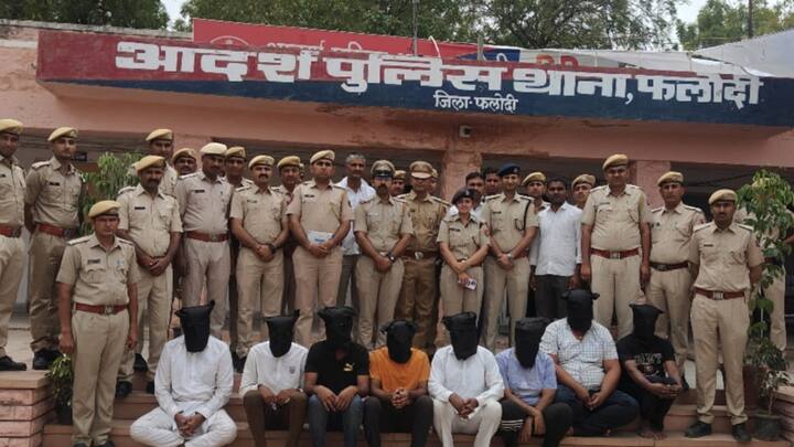 Jodhpur Eight notorious criminals including leader arrested by SIT ANN Jodhpur News: 'ऑपरेशन सेवंथ हॉर्स' के तहत SIT को मिली सफलता, सरगना समेत 8 कुख्यात गिरफ्तार
