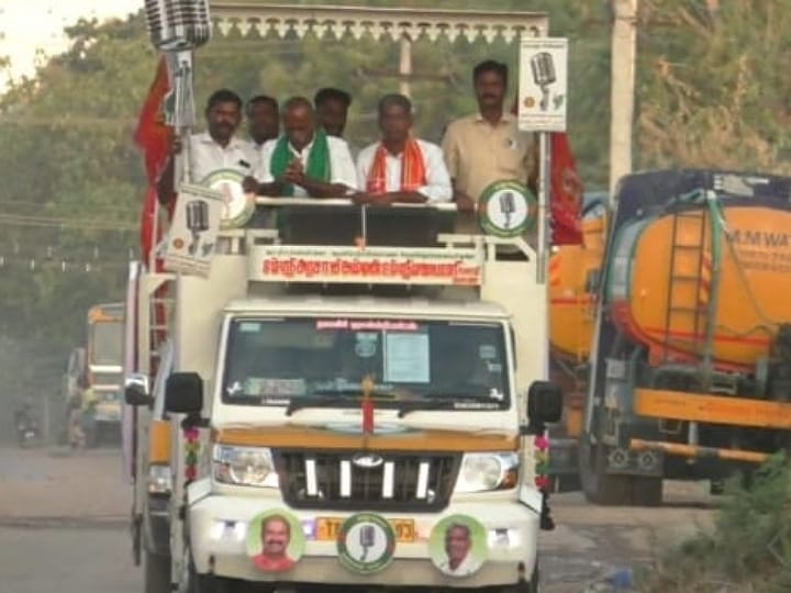 வாக்காளர்களுக்கு மருத்துவ ஆலோசனை வழங்கி வாக்கு சேகரிக்கும் நாம் தமிழர் வேட்பாளர்