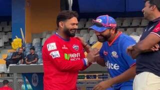 Rohit Sharma, Rishabh Pant Share Wholesome Moment Ahead Of MI VS DC IPL 2024 Match - WATCH