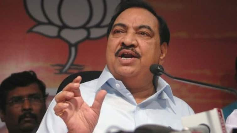 Eknath Khadse senior leader of the NCP Sharad Pawar faction is all set to return to his parent party BJP ahead of the Lok Sabha elections Eknath Khadse : आमदारकी दिली, मुलीला प्रदेशाध्यक्ष केलं, तरीही एकनाथ खडसेंनी राष्ट्रवादी सोडण्याचे कारण काय?